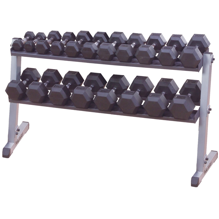 Hantelställ - 2 hyllplan, 153 cm - 2