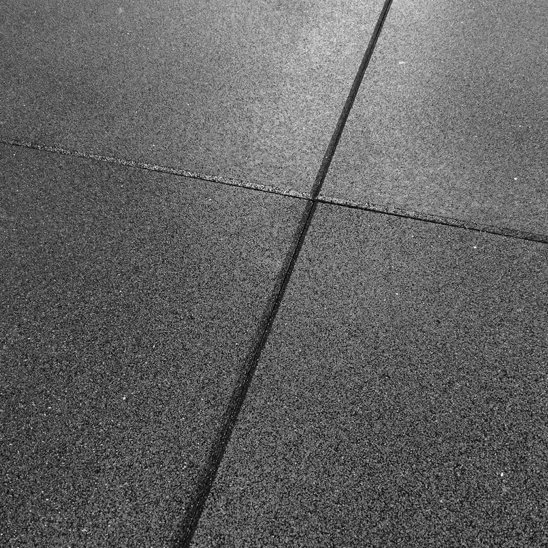 Gymgolv EcoFloor 20 mm 100x100 cm Svart - 2