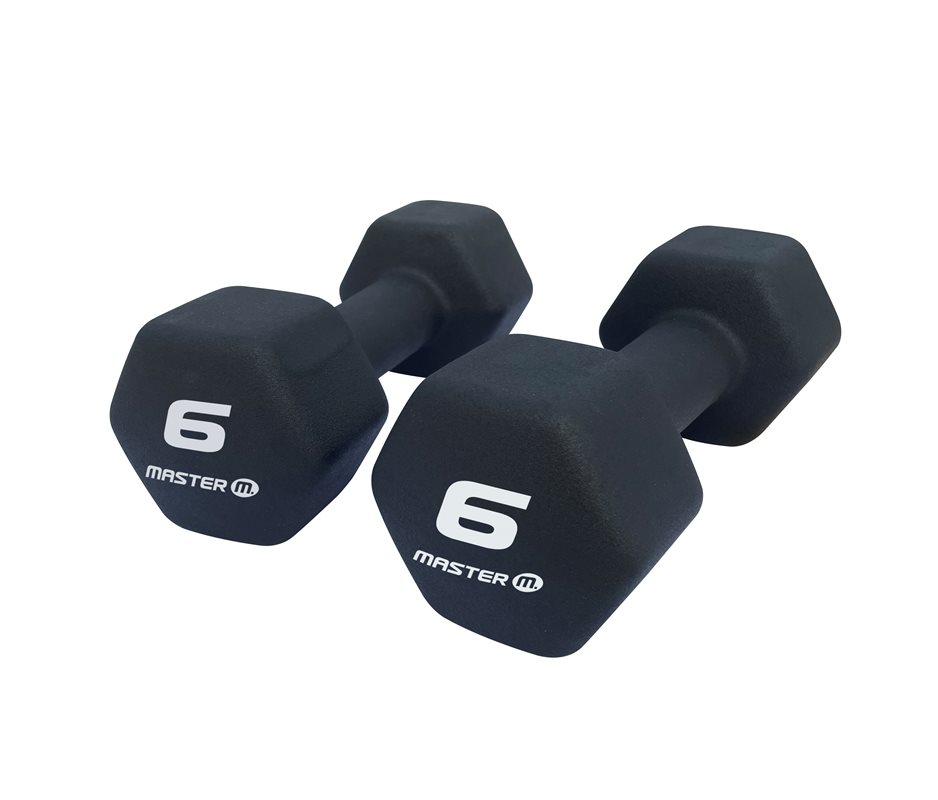 Master Neoprenhantel, 6 kg (1 par)