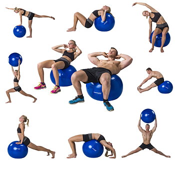 Gymboll Tunturi 55 cm Svart 