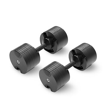 NÜOBELL 2x32 kg med 2 kg viktsteg Svart/Svart *Slut i lager*
