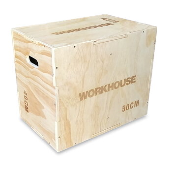 Plyometric Box Wood 3-in-1