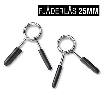 Fjäderlås, 25 mm (1 par)