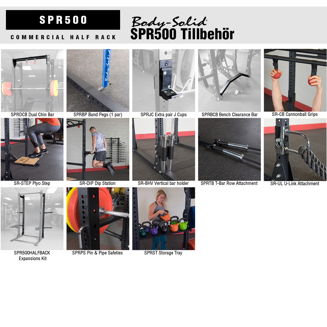 Body-Solid Half Rack SPR500 - 6
