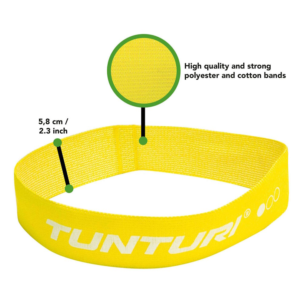 Tunturi Textile Resistance Band set, 3-pack - 2