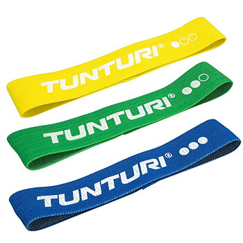 Tunturi Textile Resistance Band set, 3-pack