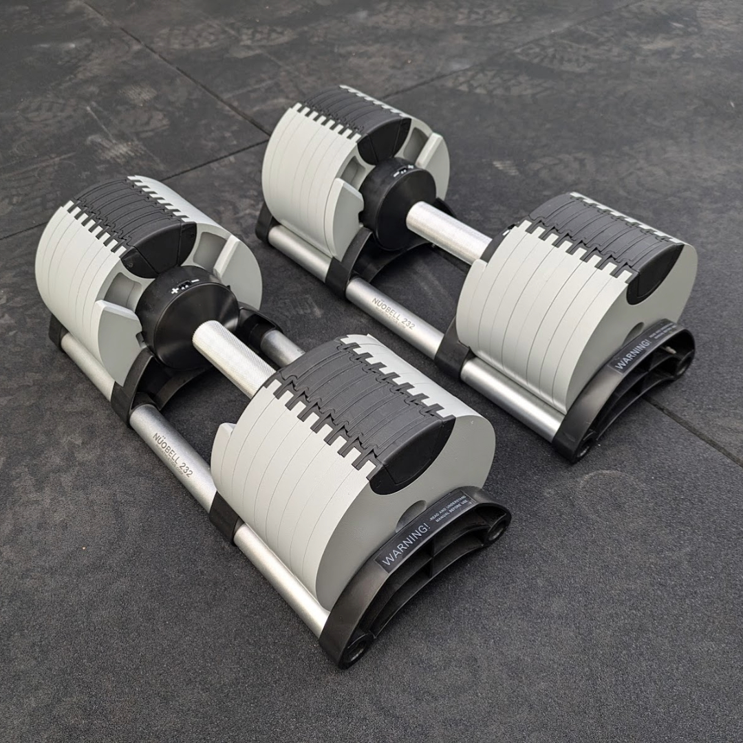 NÜOBELL 2x32 kg med 2 kg viktsteg Ash - 3