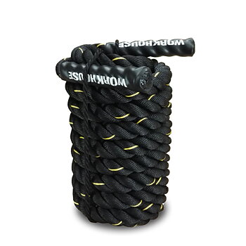 Battle Rope 38mm/9m Svart Workhouse 