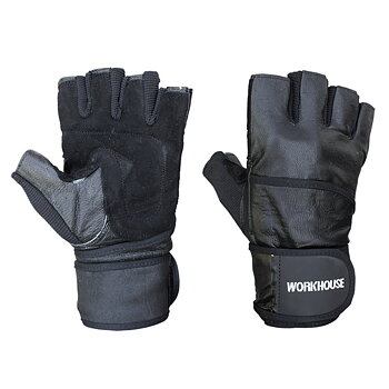 Workhouse Handskar Wristwrap Läder