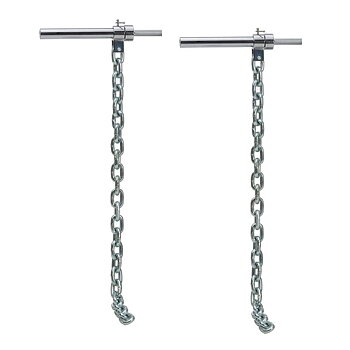 Lyftkedjor för skivstång 2x12 kg