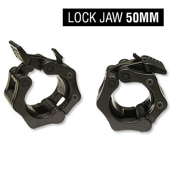 Klämlås Lock-Jaw 50 mm, Svarta (1 par)