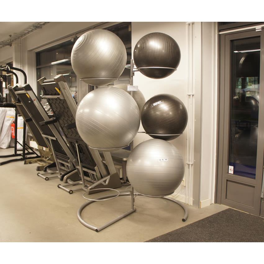 Gymbollshållare, Golvmodell för 9 gymbollar