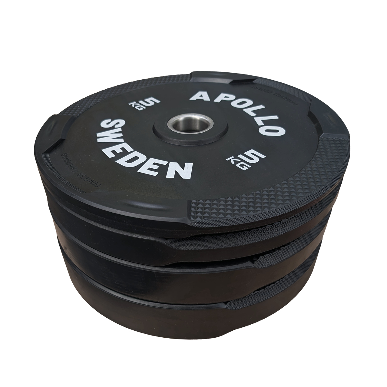 Apollo Bumper Plate Svart 15 kg - Easy Grip - 3