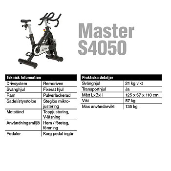 Master S4050 Spinningcykel