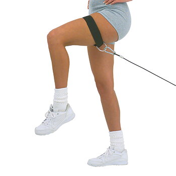 Thigh Strap, Svart med kardborreband