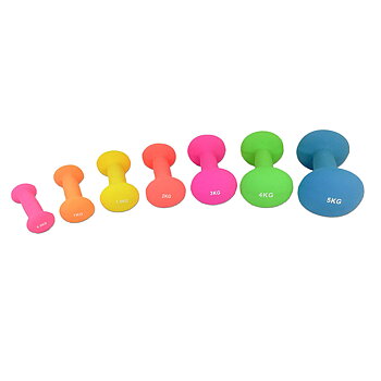 Tunturi Neoprenhantel Grön 4 kg  (1 par)