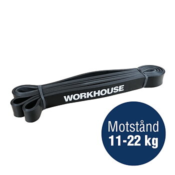 Power Band, WH, Svart 22 mm 