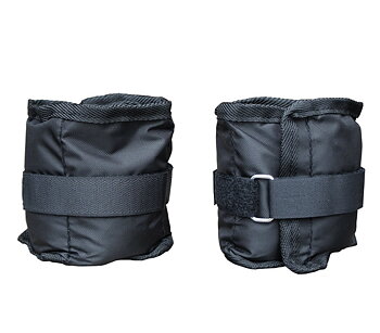 Viktmanschetter Svarta Nylon 2x1,5 kg