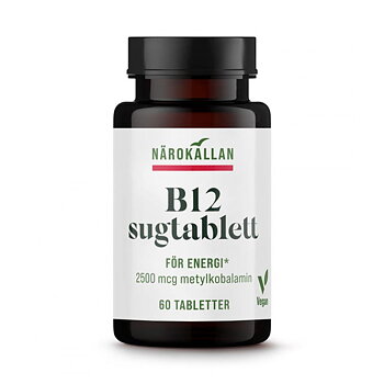 B12 2500 mcg 60 tab Närokällan