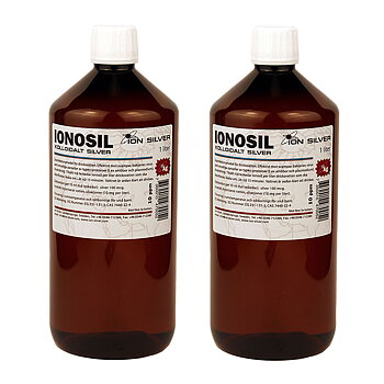 2 x Ionosil kolloidalt silver 1 Liter ION SILVER