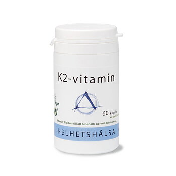 K2 Vitamin 100 mcg 60 kap Helhetshälsa