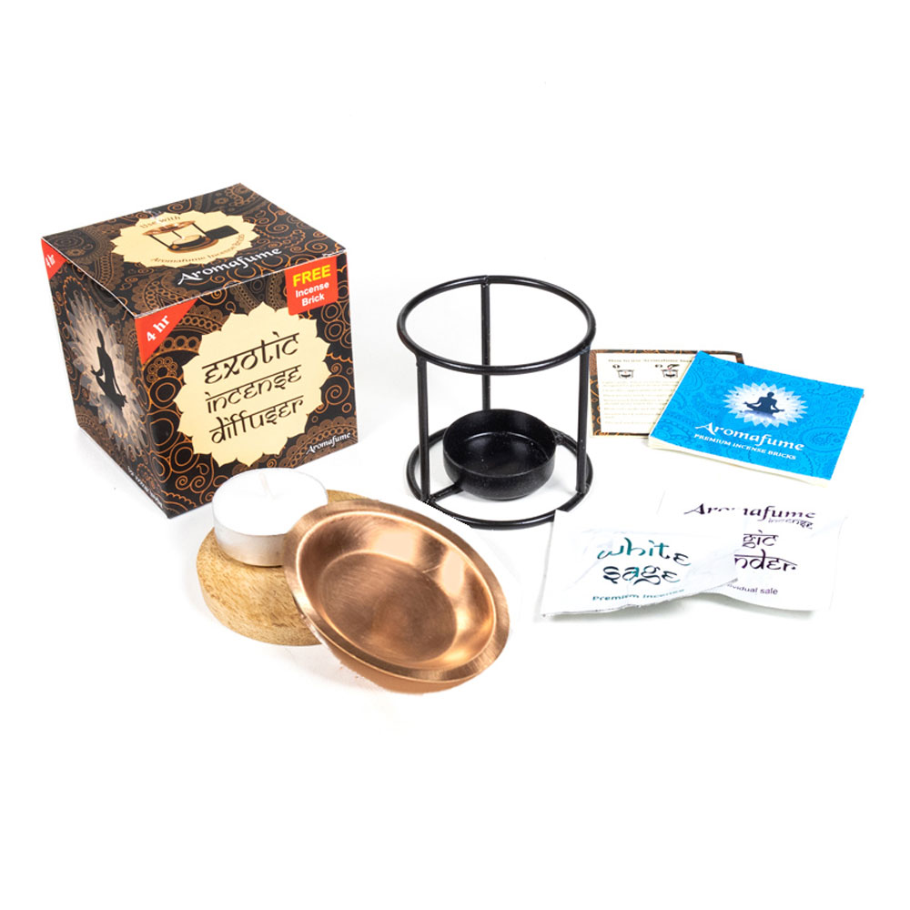 Aromafume rökelse-kärl koppar - 2