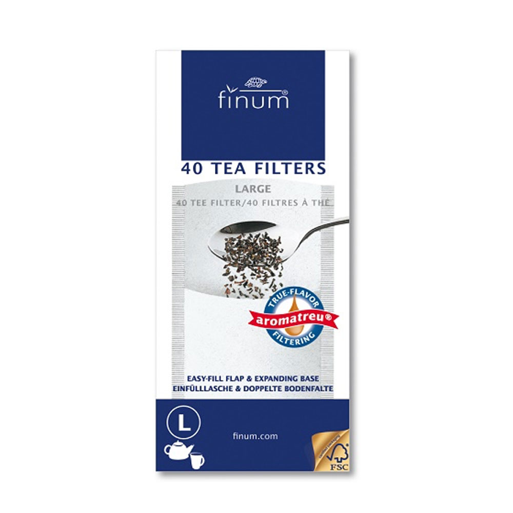 Tefilter/Tesil Large 40 st. Finum