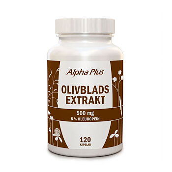 Olivbladsextrakt 500 mg 120 kap Alpha Plus