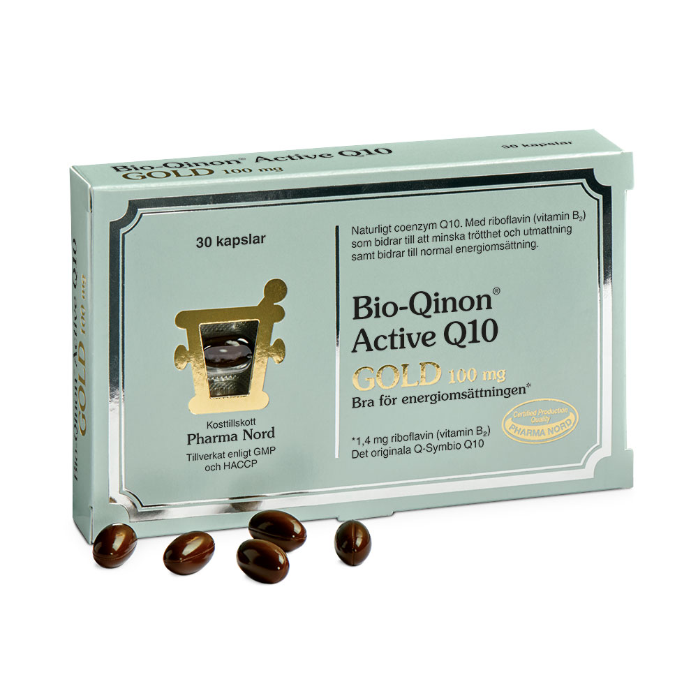 Bio-Qinon Active Q10 Gold 100 mg 30 kap Pharma Nord