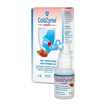 ColdZyme Strawberry munspray 20 ml Enzymatica