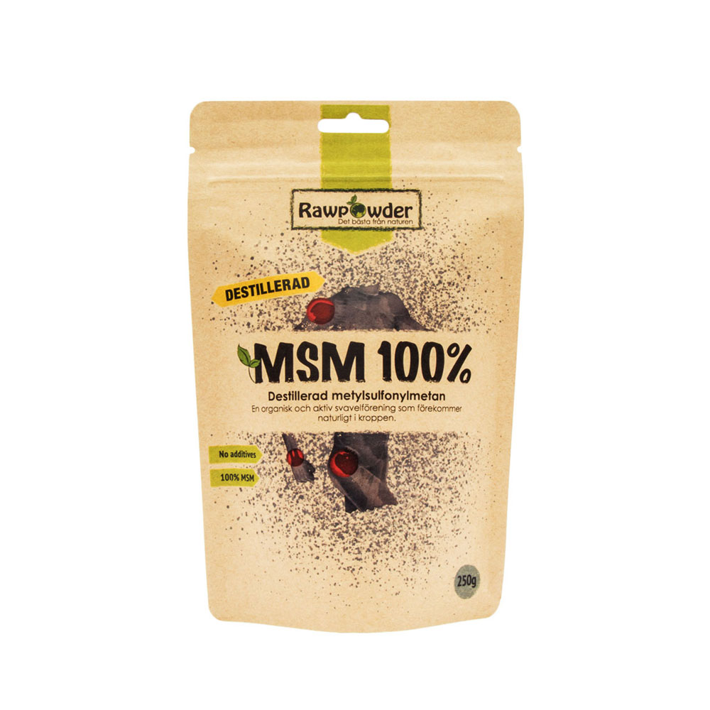 MSM 100% destillerad 250 g Rawpowder