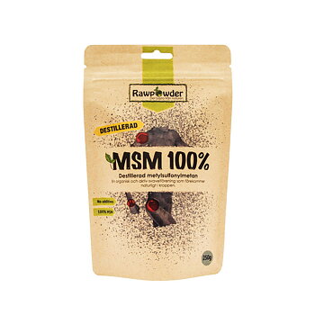 MSM 100% destillerad 250 g Rawpowder