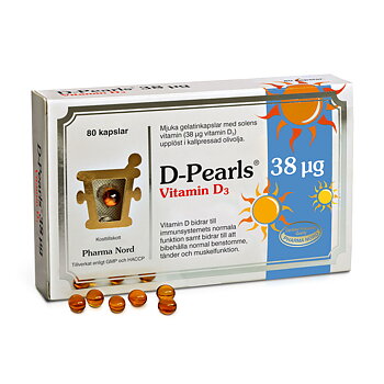 D-Pearls 38 mcg 80 kap Pharma Nord