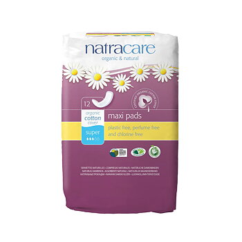 Natracare Maxi pads Super 12 bindor