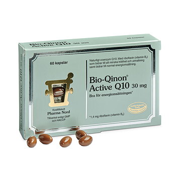 Bio-Qinon Active Q10 30 mg 60 kap Pharma Nord