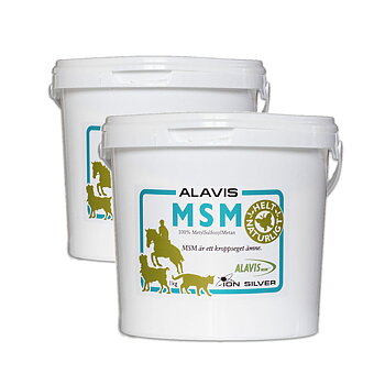 2 x Alavis MSM 1 kg Ion Silver
