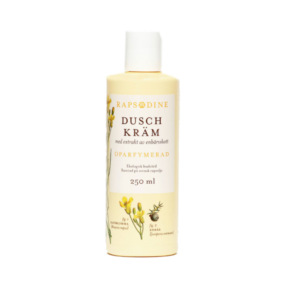 Duschkräm oparfymerad 250 ml Rapsodine