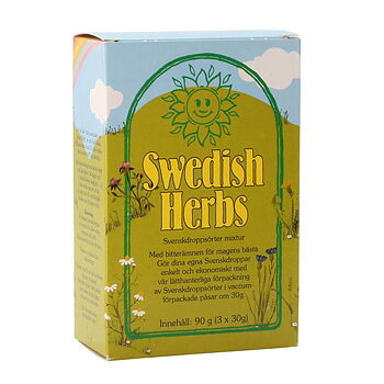 Svenskdroppsörter 3 x 30 g