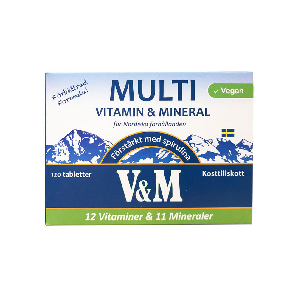 Multi Vitamin & Mineral 120 tab Nyform
