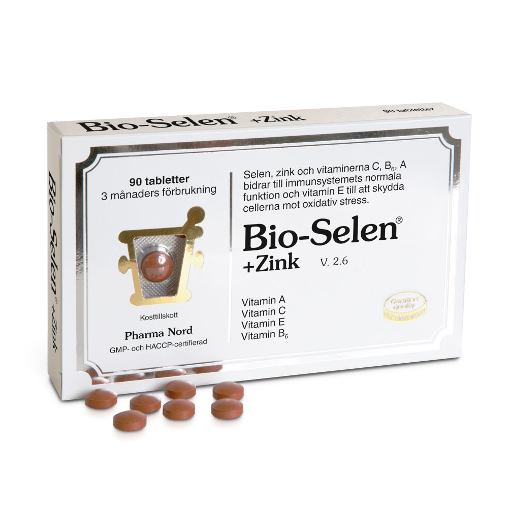 Bio-Selen + Zink 90 tab Pharma Nord - MåBra Postorder