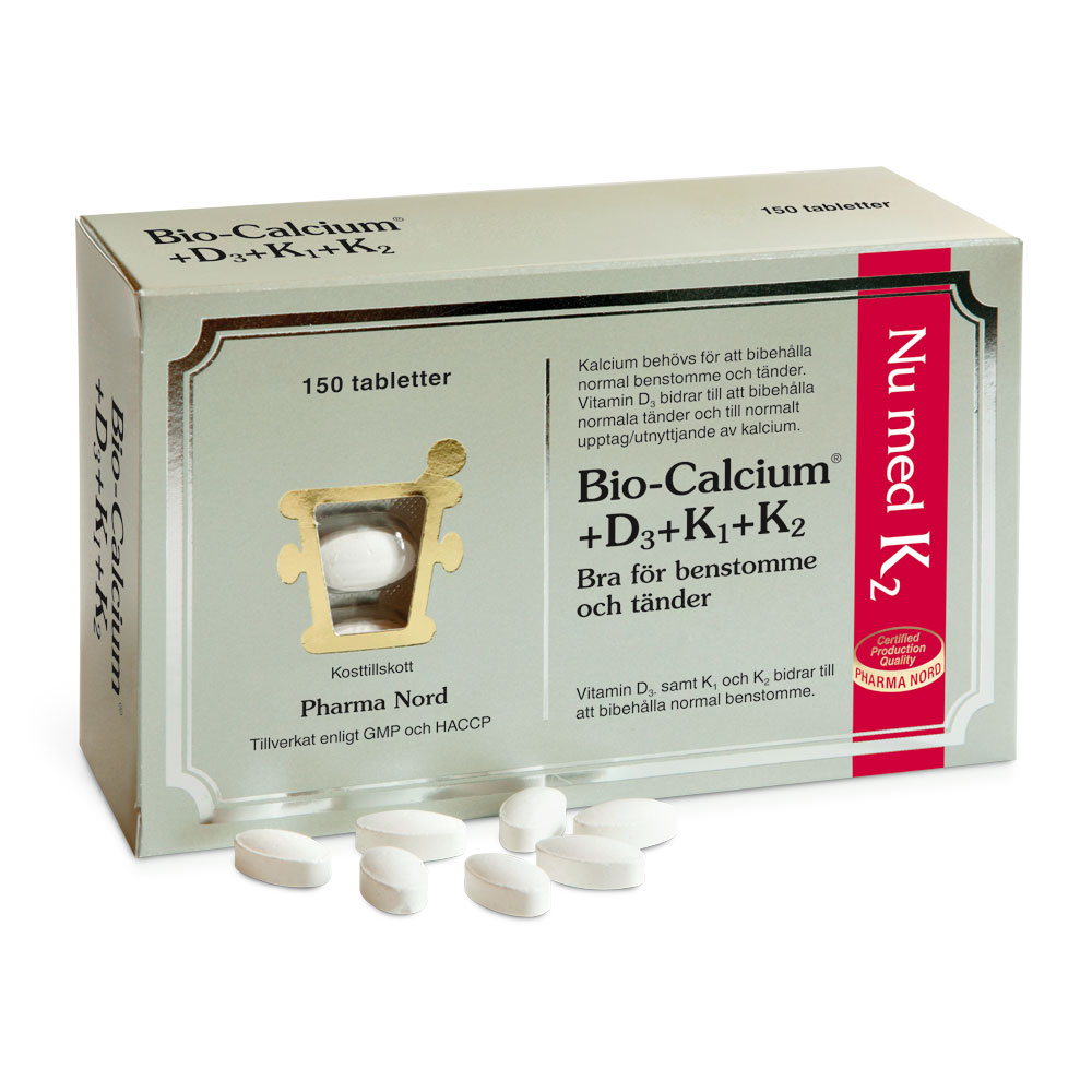 Bio-Calcium+D3+K1+K2 150 tab Pharma Nord