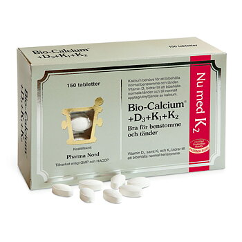 Bio-Calcium+D3+K1+K2 150 tab Pharma Nord