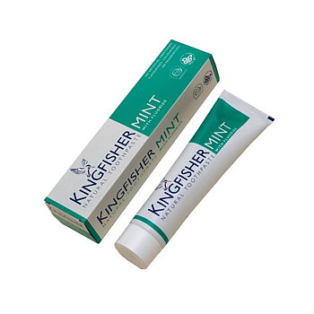 Kingfisher tandkräm mint med fluor 100 ml