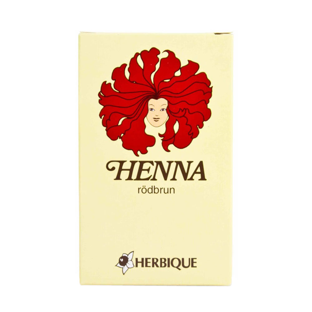 Hennapulver Rödbrun 125 g Herbique