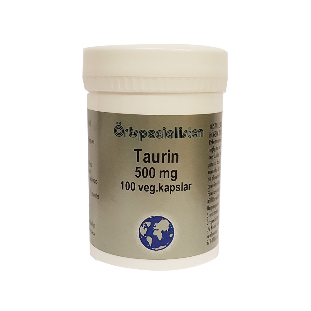 Taurin 500 mg 100 kap Örtspecialisten