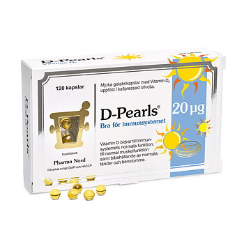 D-Pearls 20 mcg 120 kap Pharma Nord