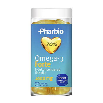 Omega-3 Forte 120 kap Pharbio