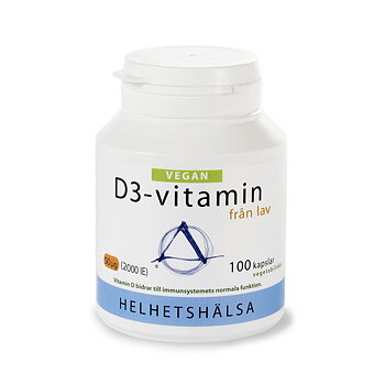 D3-vitamin Vegan 50 mcg 100 kap Helhetshälsa