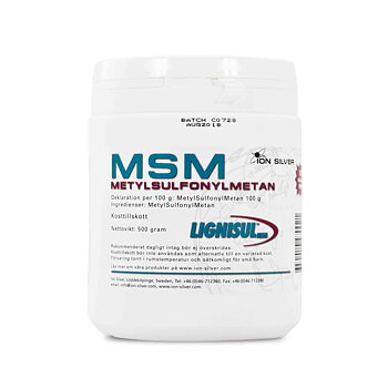 MSM Lignisul 500 g Ion Silver