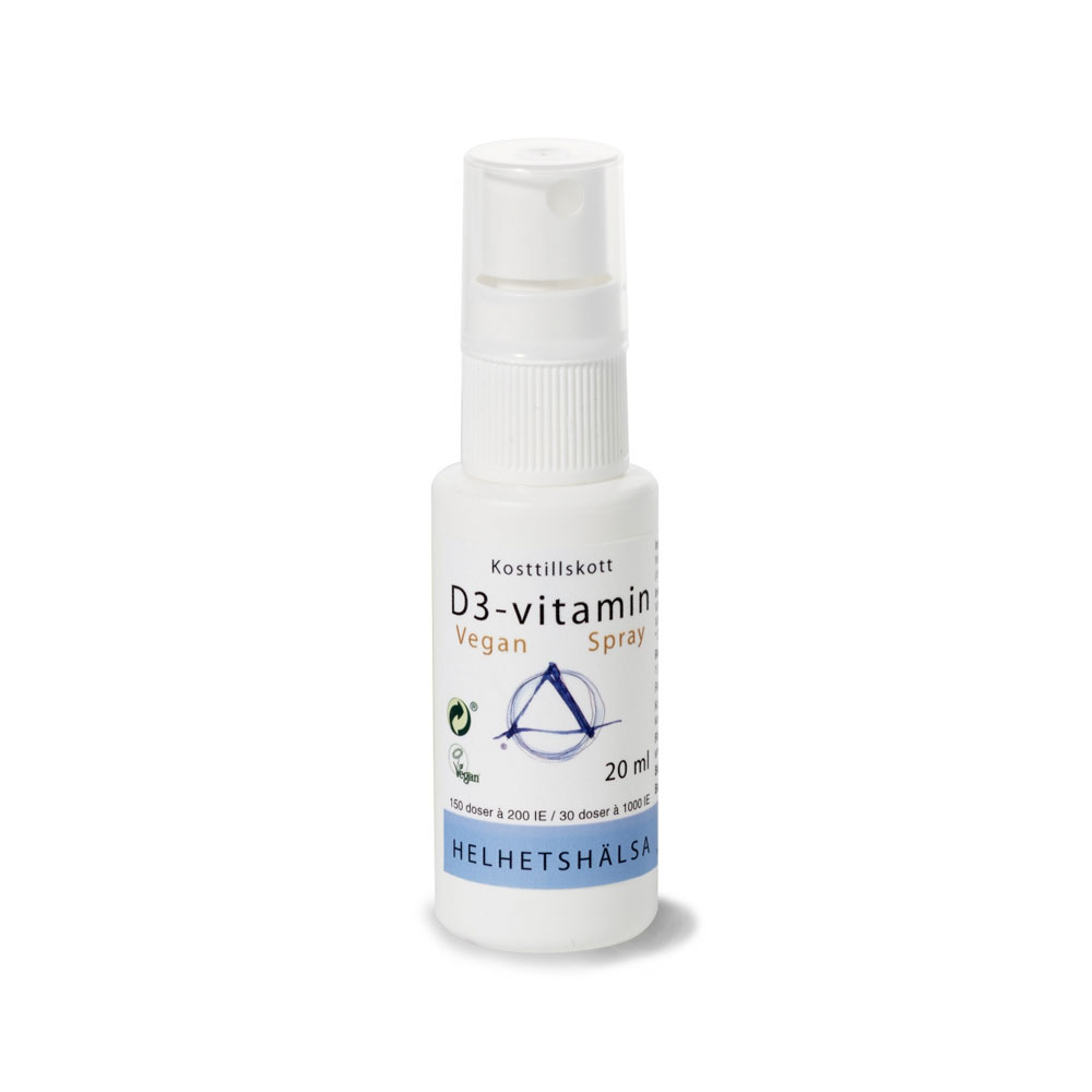 D-vitamin Vegan spray 20 ml 75 dagsdoser Helhetshälsa